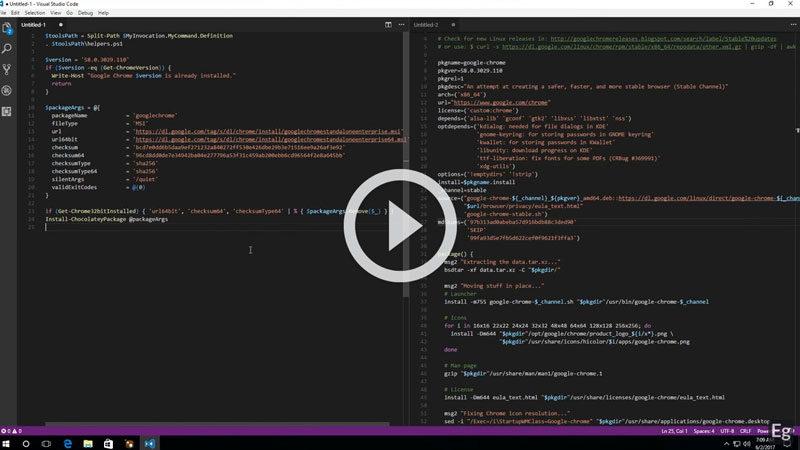 Egee - Chocolatey - Install Apps from cmd Prompt with Powershell